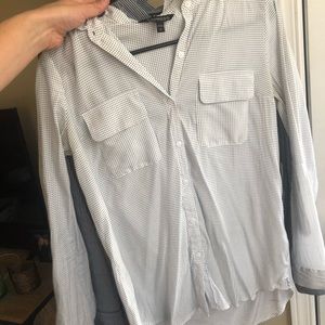 Polka Dot Button Down